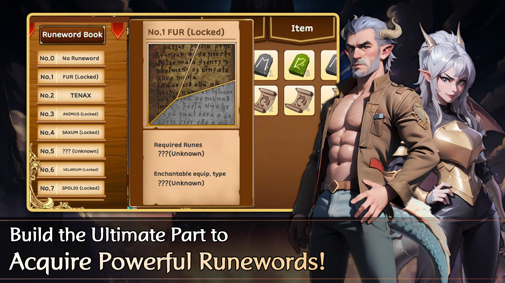 Rune Tower runeword system